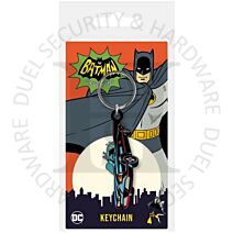 DC Comics RK39368C Batman TV Series - Batmobile Licensed Keychain - Key Ring