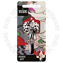 Disney Villains Cruella De Vil KEY00150 6-Pin UL2 Universal Section Cylinder Key Blank