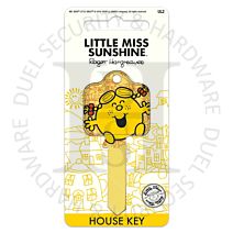 Little Miss KEY00091 Little Miss Sunshine 6-Pin UL2 Universal Section Cylinder Key Blank
