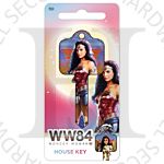 DC Comics Wonder Woman WW84 KEY00157 6-Pin UL2 Universal Section Cylinder Key Blank