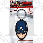 Marvel RK38422 Age Of Ultron Captain America Licensed Rubber Keychain-Keyring