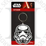 Star Wars RK38340C Stormtrooper Licenced Rubber Keychain-Keyring