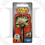 Star Wars YODA Painted Licensed Universal 6-Pin Cylinder Key Blank