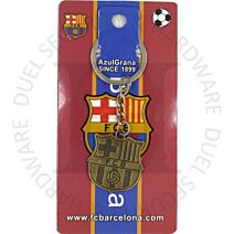 European Football Club ER012 Barcelona Bronze Logo Souvenir Keychain