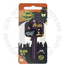 DC COMICS F787 Batman The Classic TV Series Licensed 6-Pin UL2 Universal Cylinder Key Blank