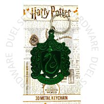 Harry Potter MK39117C Slytherin Badge Emblem Motif Licensed Metal Keychain Key Ring