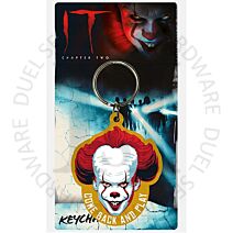 Warner Bros RK38962C It Chapter 2 Pennywise The Clown Licensed PVC Rubber Keychain Key Ring