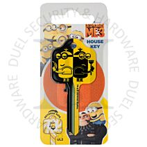 Minions KEY00051C Despicable Me 3 Spies Licensed 6-Pin UL2 Universal Cylinder Key Blank