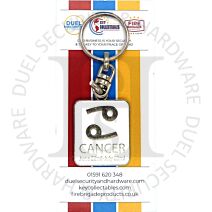 Key Collectables CA059C Cancer Enamel Coloured Rectangular Glossy Zodiac Sign Key Ring