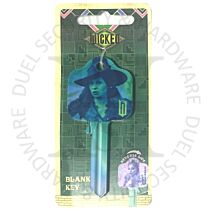 Universal Pictures KEY2501676C Wicked For Good Movie Licensed 6-Pin UL2 Universal Cylinder Key Blank