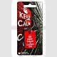 Keep Calm KRA155C Keep Calm & Carry On Red Premium Steel Licensed Keychain-Keyring