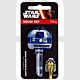Star Wars R2-D2 - C3P0 Licensed Universal 6-Pin Cylinder Key Blank