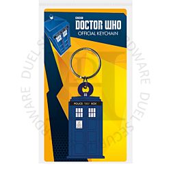 BBC Doctor Who The Television Series RK38106C Tardis Licensed Rubber Keychain-Keyring