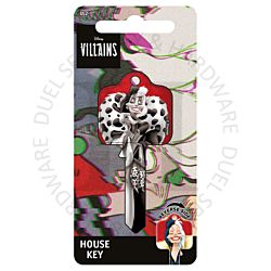 Disney Villains Cruella De Vil KEY00150 6-Pin UL2 Universal Section Cylinder Key Blank