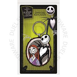 Disney A Nightmare Before Christmas Jack & Sally RK38857C Licensed Keyring-Keychain