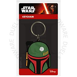 Star Wars RK38342C Boba Fett Licenced Rubber Keychain-Keyring