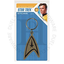 Star Trek RK38994C Insignia Licenced Rubber Keychain-Keyring