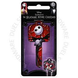 Disney  A Nightmare Before Christmas Jack & Sally Licensed Universal 6 Pin Cylinder Key Blank