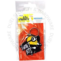 Illumination Entertainment RK38404C Minions I Wont Bite PVC Rubber Keychain