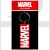 Marvel RK38461 The Marvel Logo Licensed Rubber Keychain-Keyring