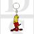 The Simpsons Bart Simpson Devil Enamelled Licensed Keychain-Keyring