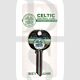 Football S422CEL Celtic Stadium Badge Emblem Motif Licensed 6-Pin UL2 Universal Cylinder Key Blank