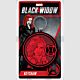 Marvel RK39043C Black Widow (Mark Of The Widow) Licensed Rubber Keychain-Keyring