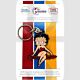 Key Collectables LKRBB105 Betty Boop Lady in Red Dress Sitting on Name Enamel Key Ring