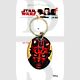 Star Wars KC-SW5 Darth Maul Painted Licensed Metal Keychain Key Ring