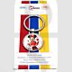 Key Collectables Disney Minnie Mouse Surrounded By Hearts 25mm Glass Cabochon Keychain