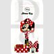 Disney Minnie Mouse Universal UL2 6-Pin Cylinder Key Blank